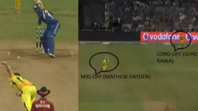 Kieron Pollard was foxed by some brilliant captaincy from Dhoni (P.C. CricTracker)